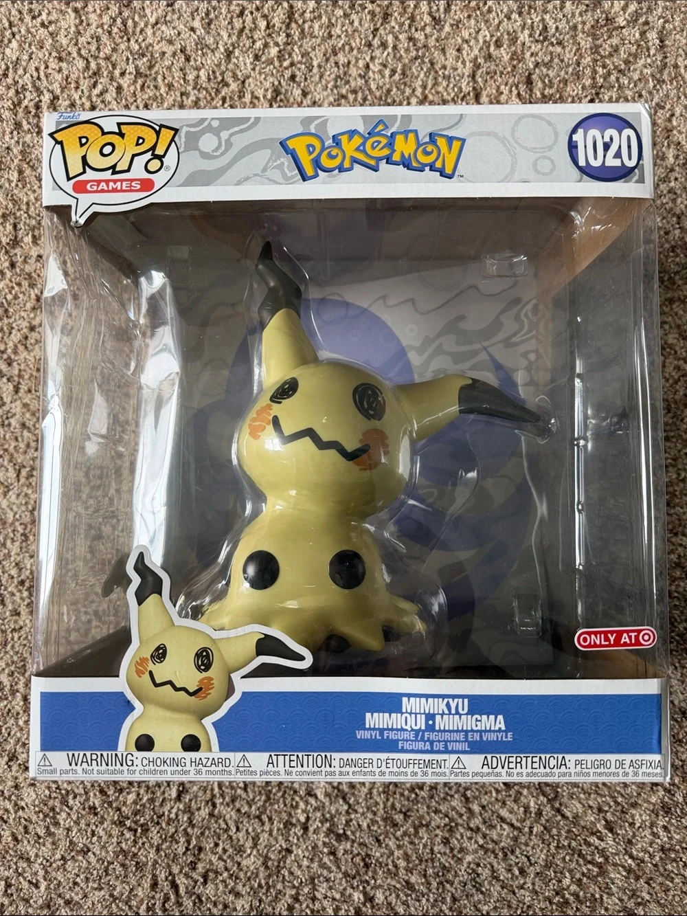 Pokemon Mimikyu Pop! Vinyl Figure Yellow Black (Funko)